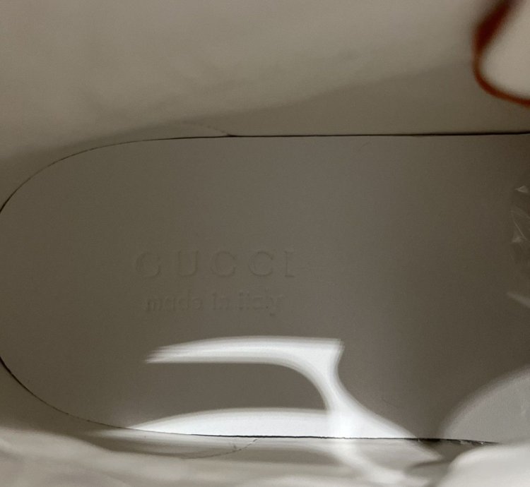 Gucci Orange Monogram Hightop