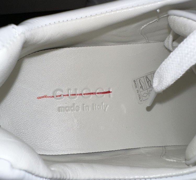 Gucci Oversized Rhyton Soft Calfskin Sneaker Size 10