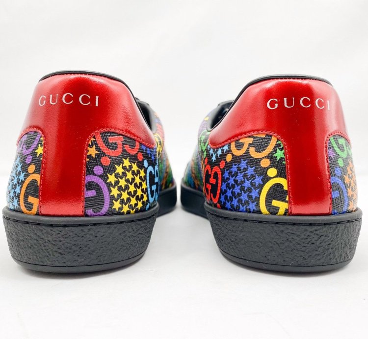 GUCCI PSYCHEDELIC ACE GG LOGO SUPREME SNEAKERS