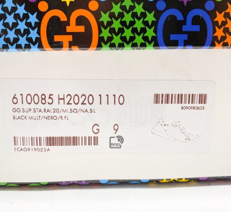 GUCCI PSYCHEDELIC ACE GG LOGO SUPREME SNEAKERS