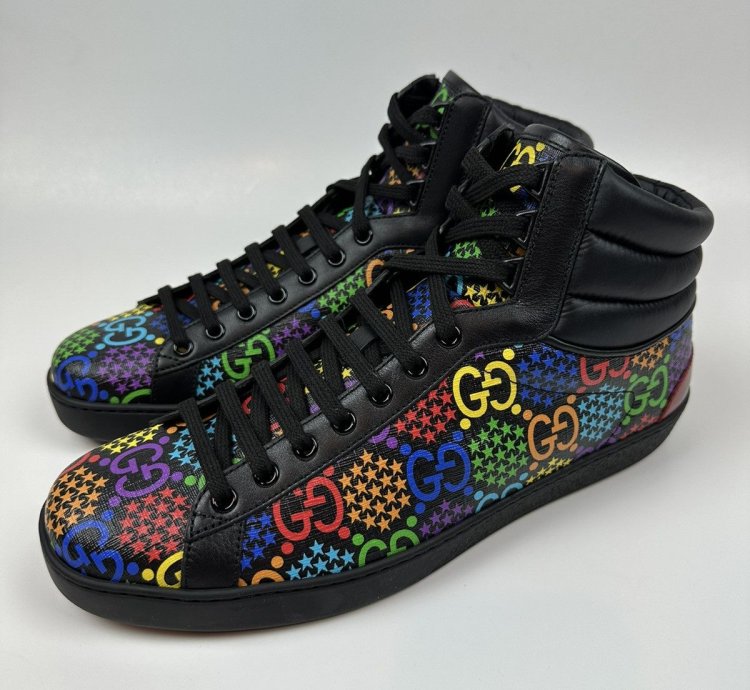 Gucci Psychedelic High-top Sneakers