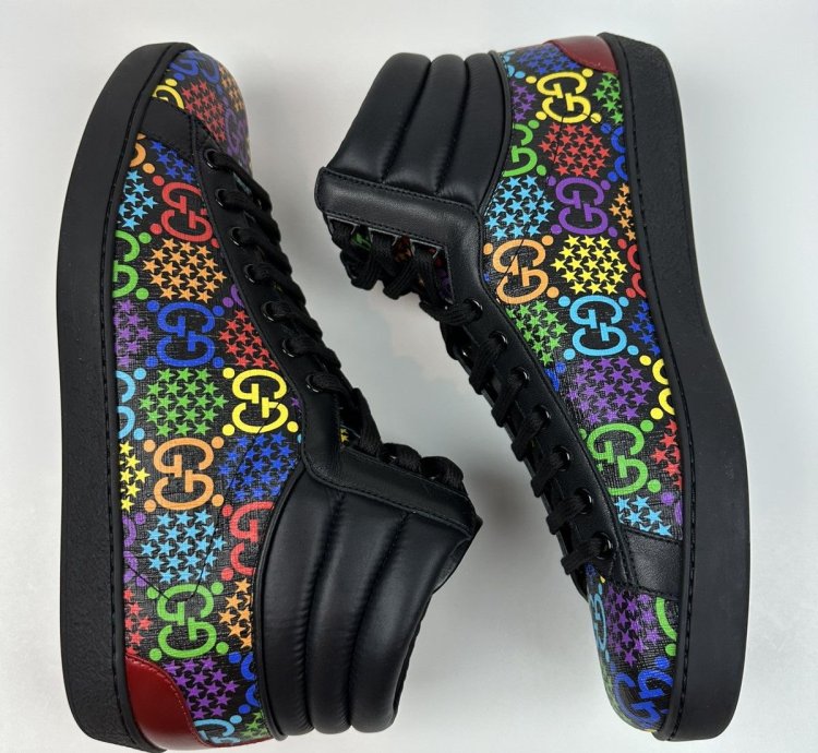 Gucci Psychedelic High-top Sneakers