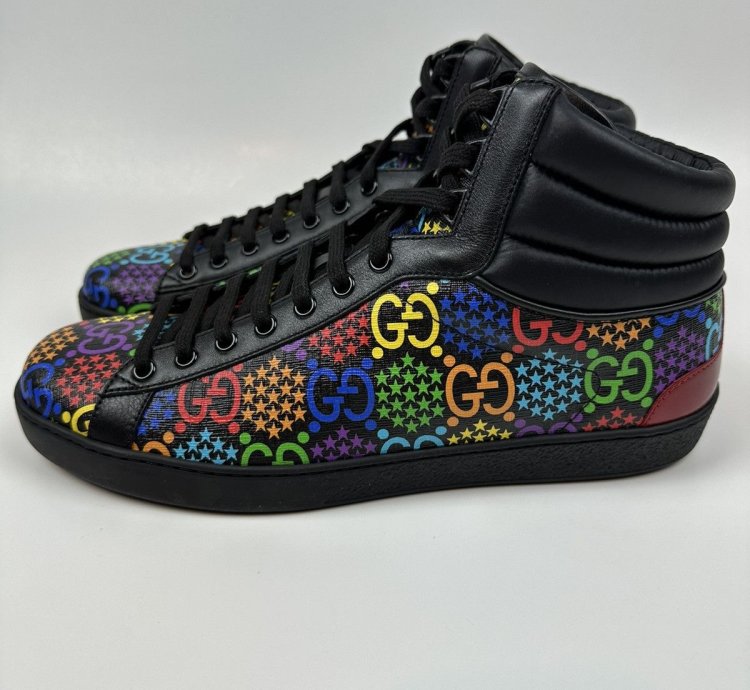 Gucci Psychedelic High-top Sneakers