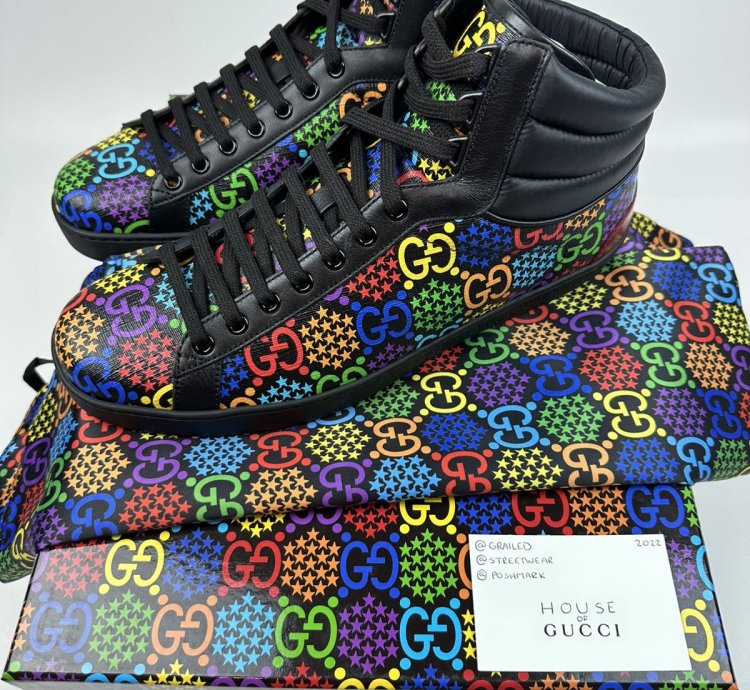 Gucci Psychedelic High-top Sneakers