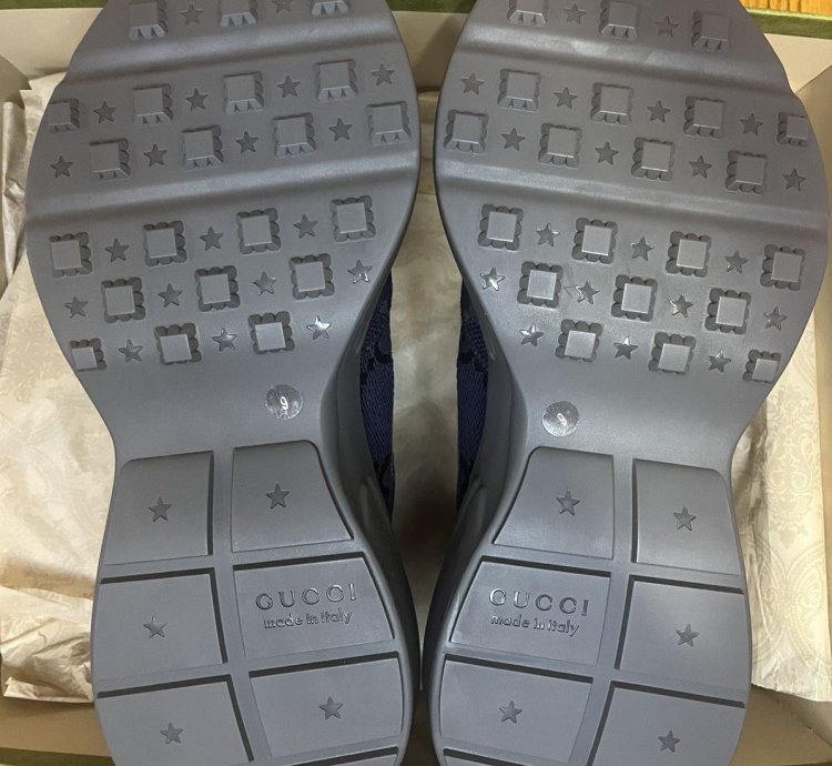 Gucci Rhyton Blue Maxi GG Supreme Sneaker
