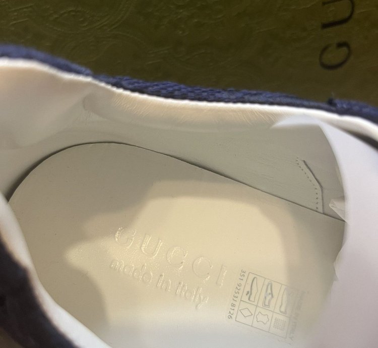 Gucci Rhyton Blue Maxi GG Supreme Sneaker