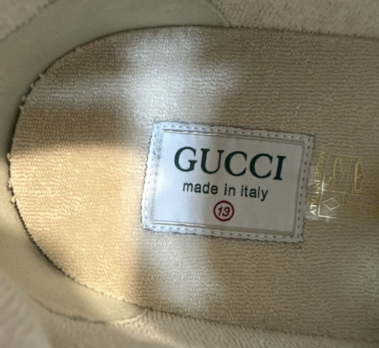 Gucci Rhyton Multicolor Mini GG Low Sneaker Sz 46