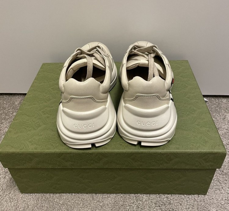 Gucci Rhyton Sneaker Calfskin Mouth Lip Print