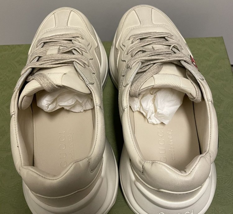 Gucci Rhyton Sneaker Calfskin Mouth Lip Print