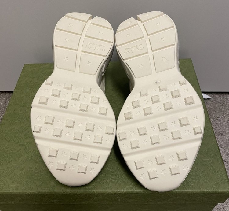 Gucci Rhyton Sneaker Calfskin Mouth Lip Print