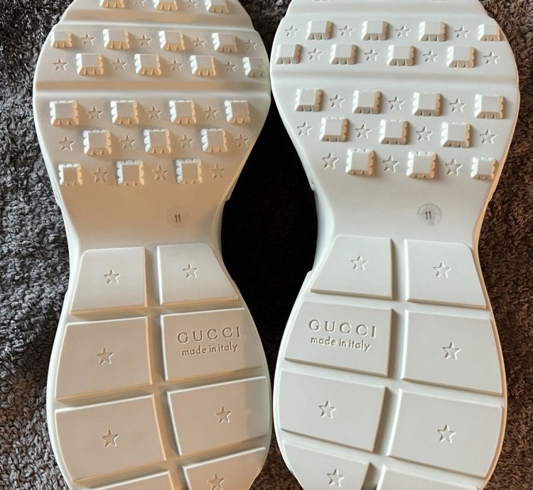 GUCCI RHYTON SNEAKER GG SUPREME LOGO BEIGE SIZE 12 UK 11