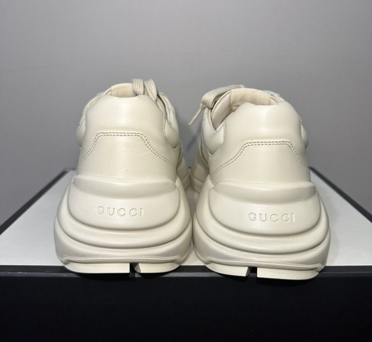 Gucci Rhyton Square Logo Sneaker Ivory