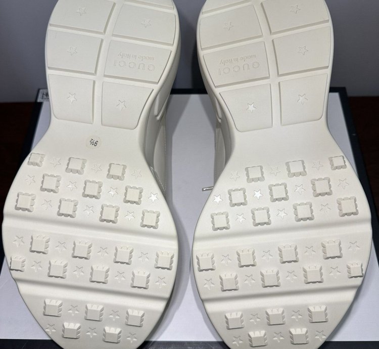 Gucci Rhyton Square Logo Sneaker Ivory
