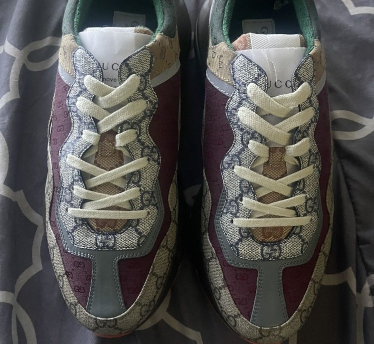 Gucci Rython Brick Red Sneakers