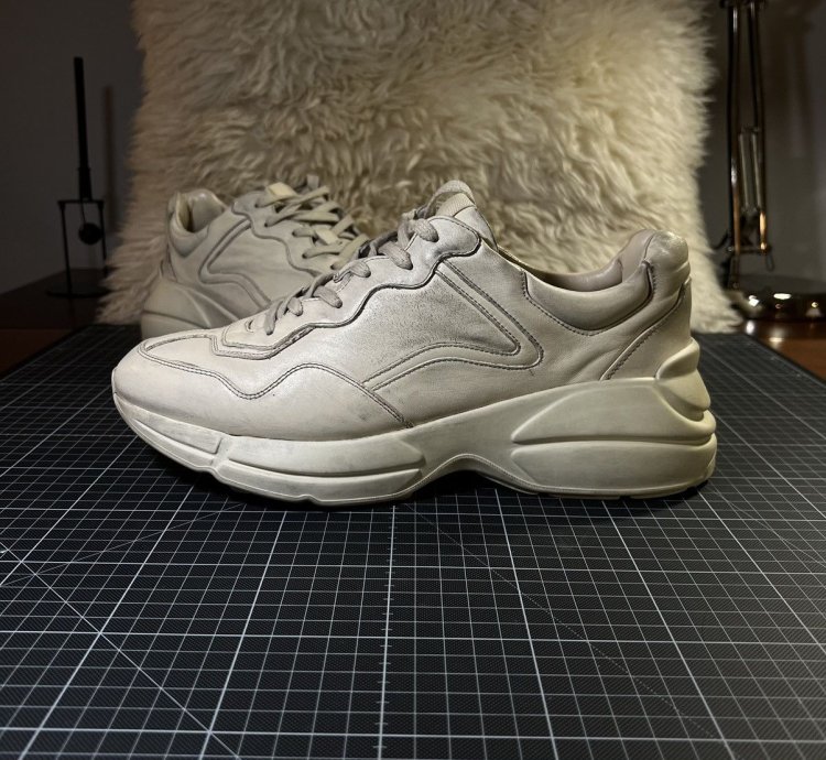 Gucci Rython Leather Sneakers