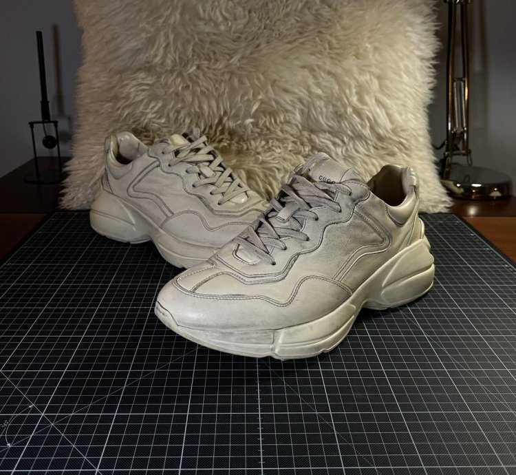 Gucci Rython Leather Sneakers