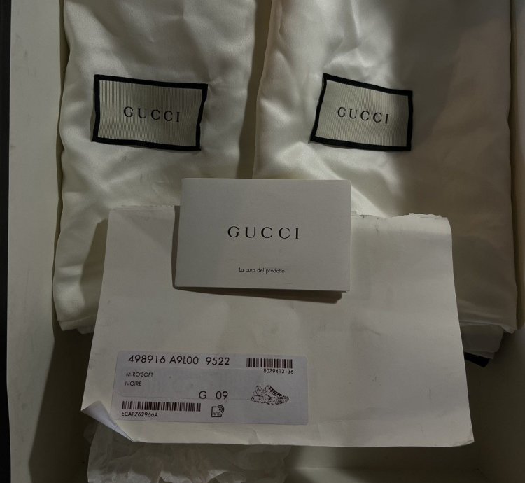 Gucci Rython Leather Sneakers