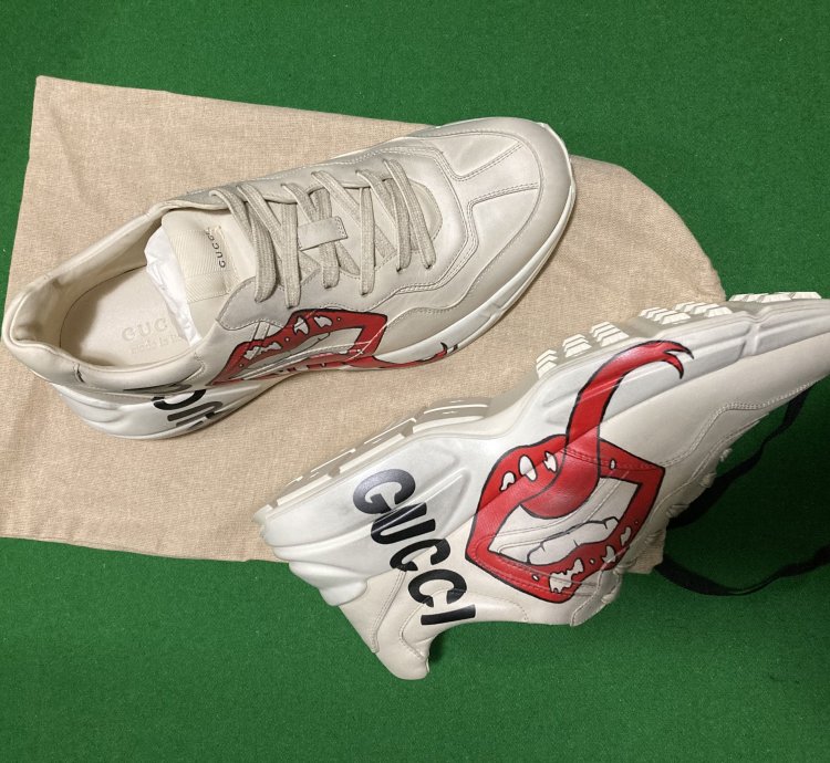 Gucci Rython Sneaker with Mouth Print