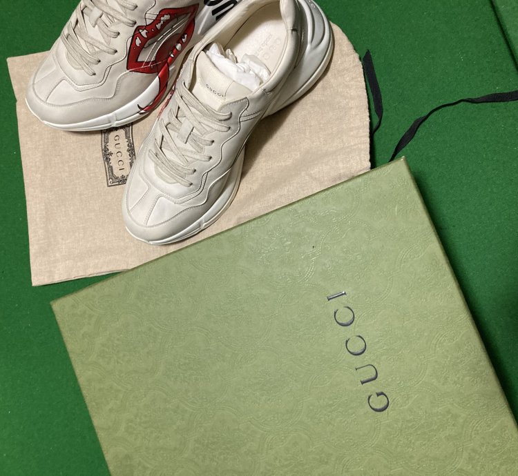 Gucci Rython Sneaker with Mouth Print