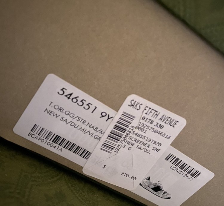 Gucci Screener GG Sneaker Size 8