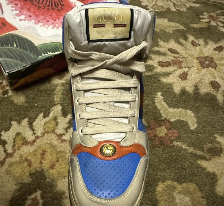GUCCI SCREENER HIGH-TOP SNEAKERS