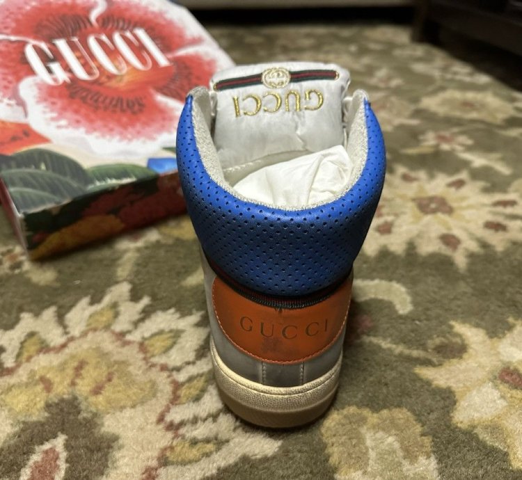 GUCCI SCREENER HIGH-TOP SNEAKERS