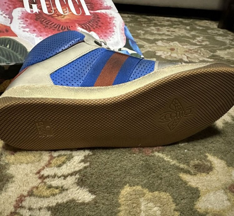 GUCCI SCREENER HIGH-TOP SNEAKERS