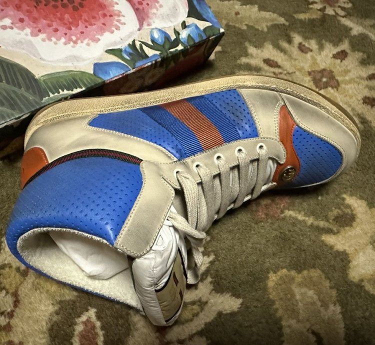 GUCCI SCREENER HIGH-TOP SNEAKERS
