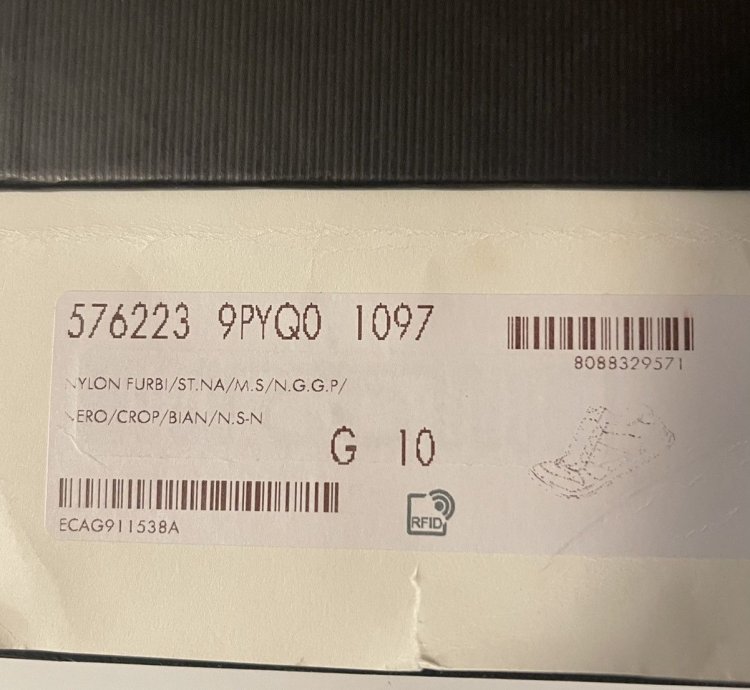 Gucci screener yellow UK 10