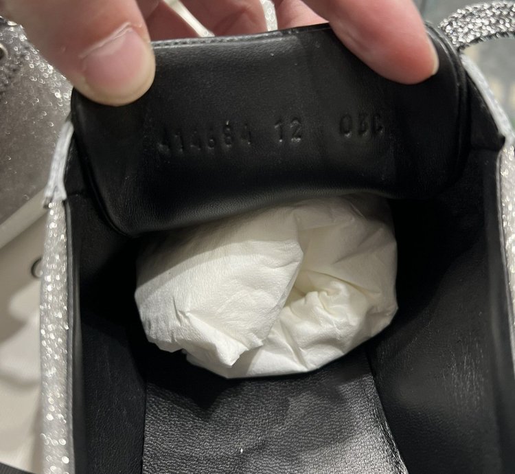 Gucci Silver Glitter Ace