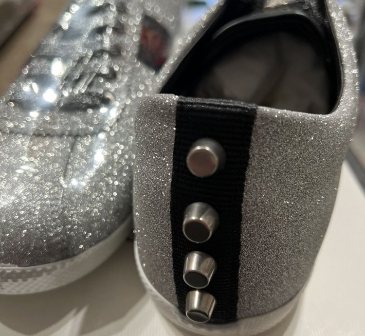 Gucci Silver Glitter Ace