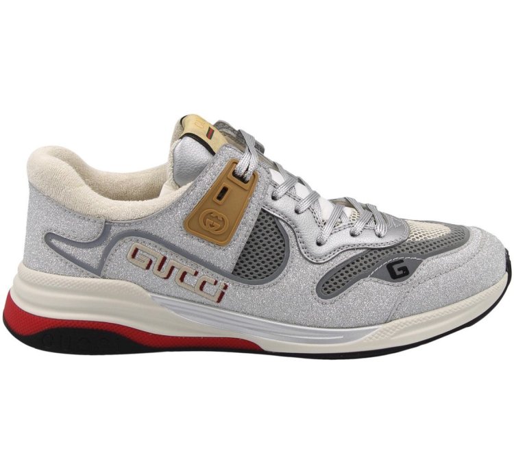 Gucci Silver Ultraspace Sneakers