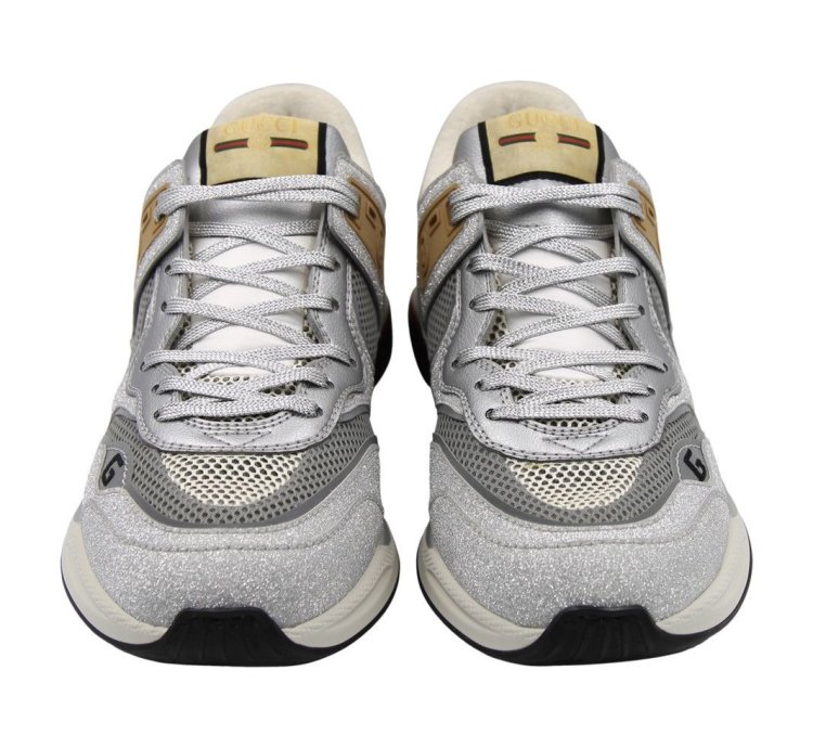 Gucci Silver Ultraspace Sneakers