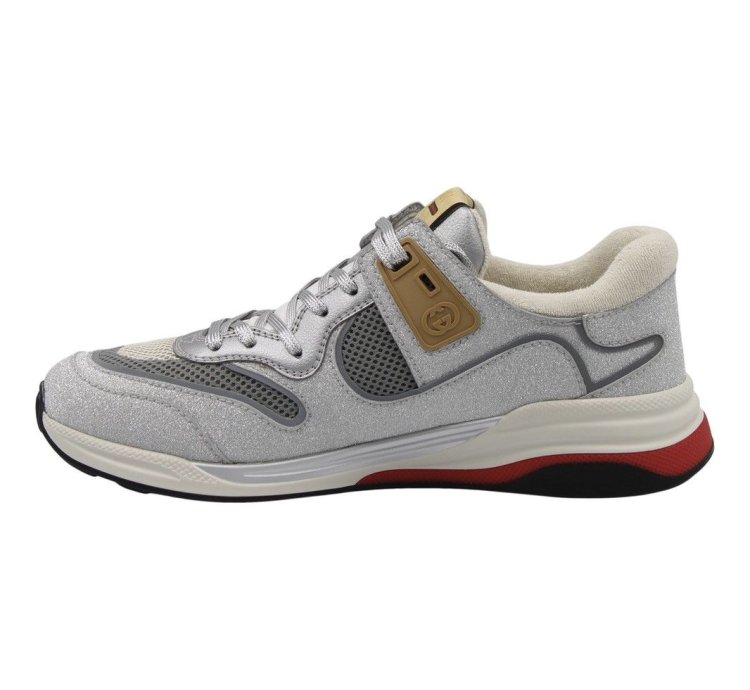 Gucci Silver Ultraspace Sneakers