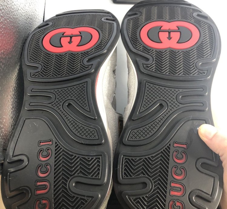 Gucci Silver Ultraspace Sneakers