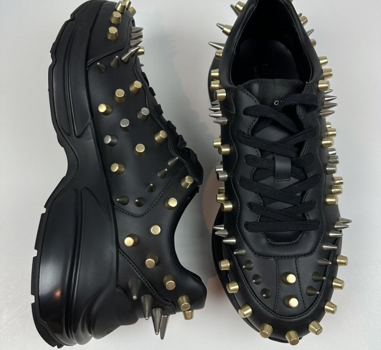 Gucci Studded Rython Sneakers