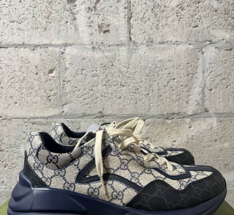 GUCCI Supreme Monogram Rhyton Sneakers