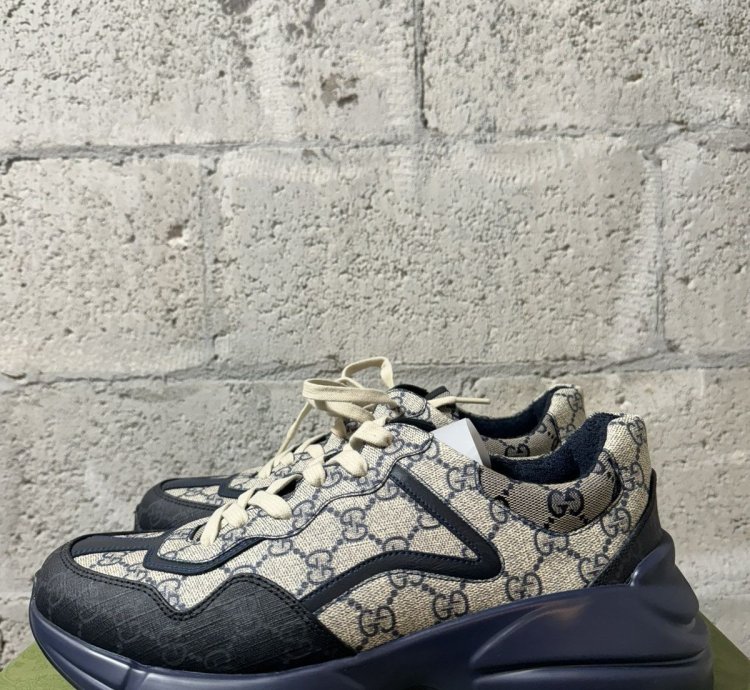 GUCCI Supreme Monogram Rhyton Sneakers