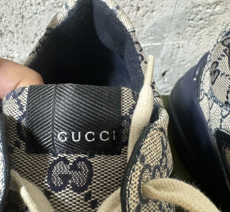 GUCCI Supreme Monogram Rhyton Sneakers
