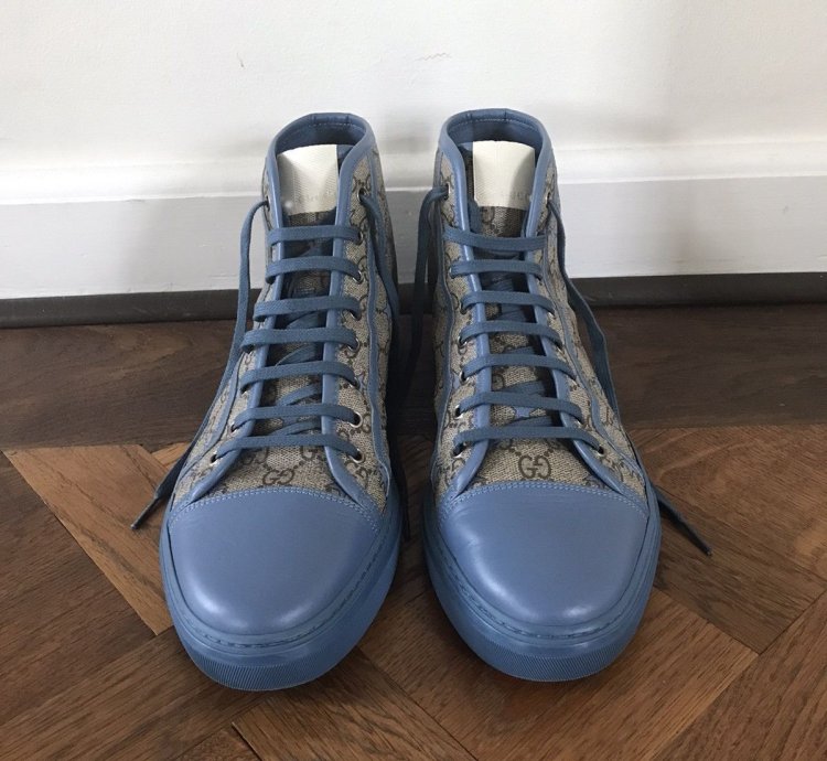 Gucci Supreme Stars Canvas Hightop Sneaker