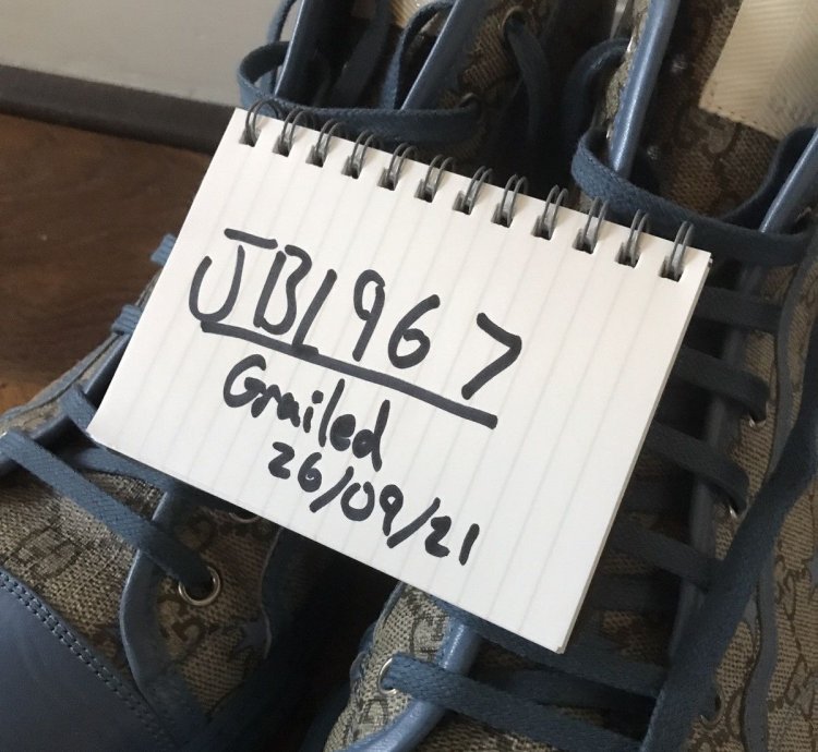 Gucci Supreme Stars Canvas Hightop Sneaker