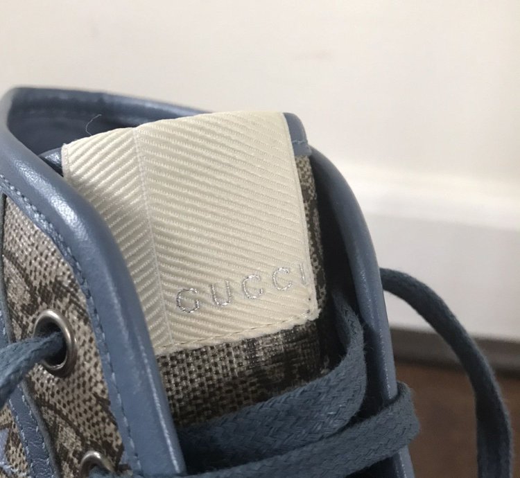 Gucci Supreme Stars Canvas Hightop Sneaker