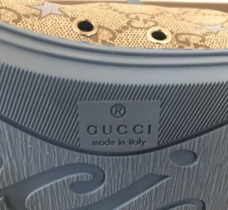 Gucci Supreme Stars Canvas Hightop Sneaker