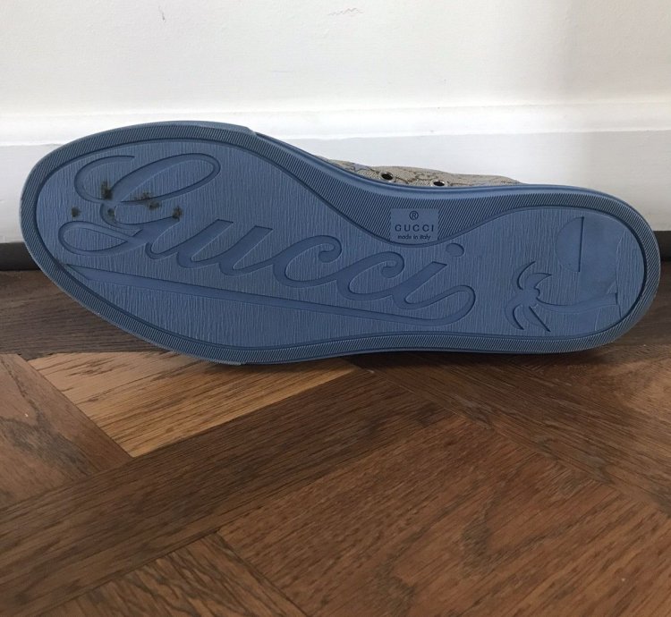 Gucci Supreme Stars Canvas Hightop Sneaker