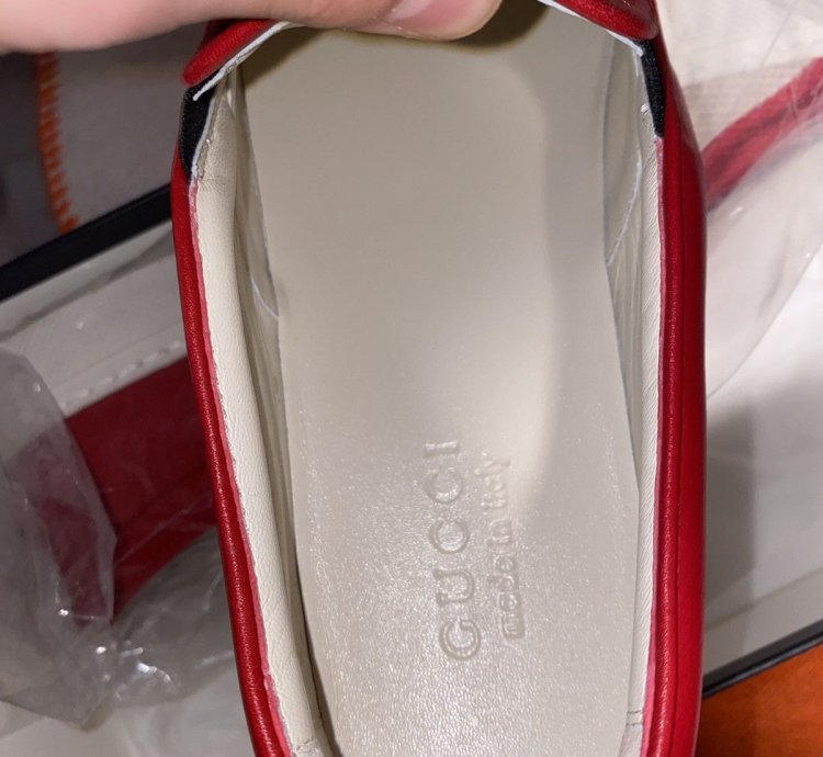 Gucci Sylvie Slip-On Red Sneakers