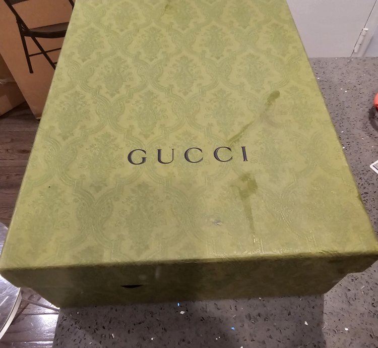 Gucci Tennis 1977 High Top Turquoise Navy Logo Monogram Sz 9