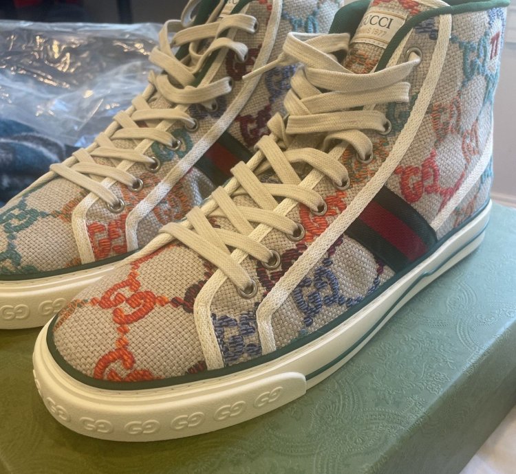 Gucci Tennis 1997 High Top Sneaker - Physchedelic