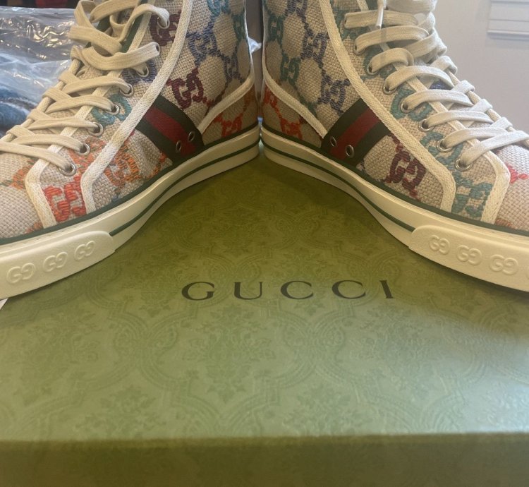 Gucci Tennis 1997 High Top Sneaker - Physchedelic