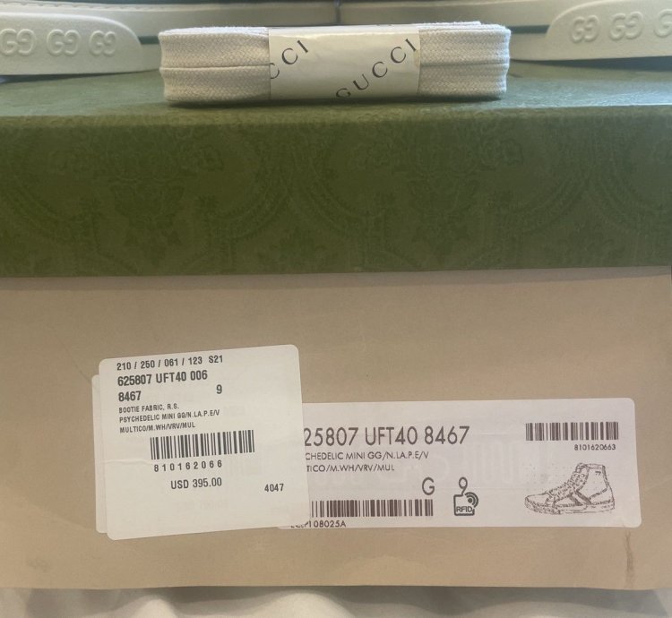 Gucci Tennis 1997 High Top Sneaker - Physchedelic