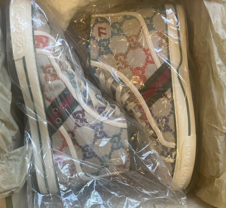 Gucci Tennis 1997 High Top Sneaker - Physchedelic